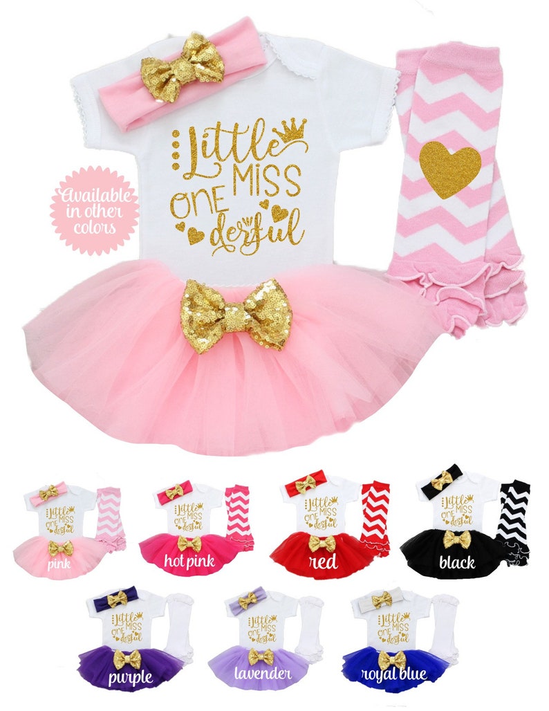 little miss onederful outfit