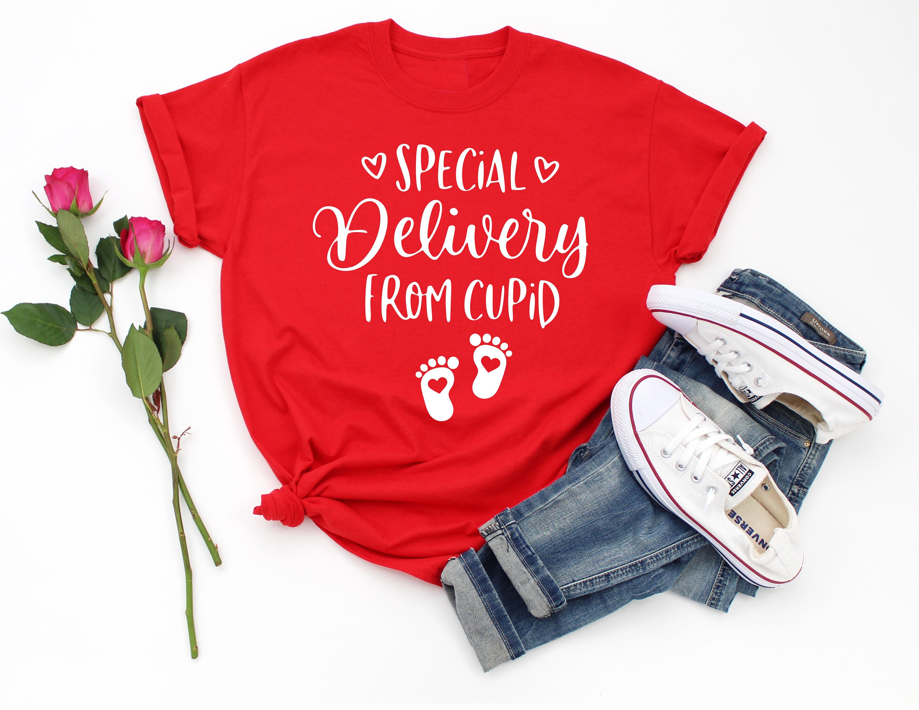 Valentine's Pregnancy Announcement Couples Shirts Mommy | Etsy