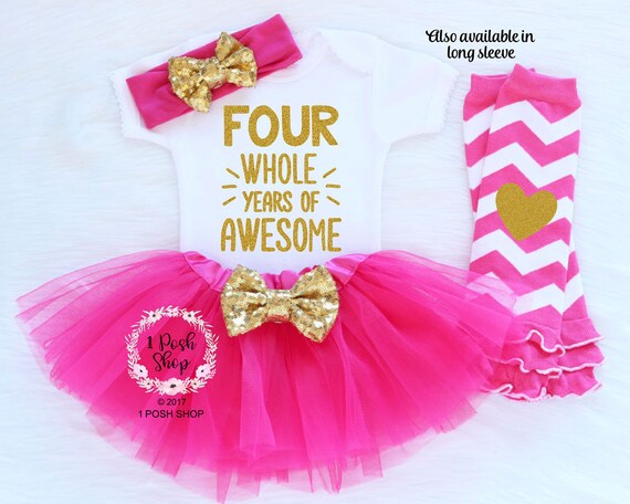 Rainbow Candyland Candy 4th Fourth Birthday Tutu Outfit Shirt Set Party Dress