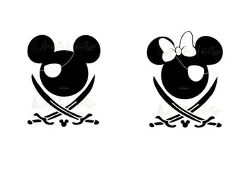 Pirate Mickey  SVG, Family Trip SVG, Instant Download