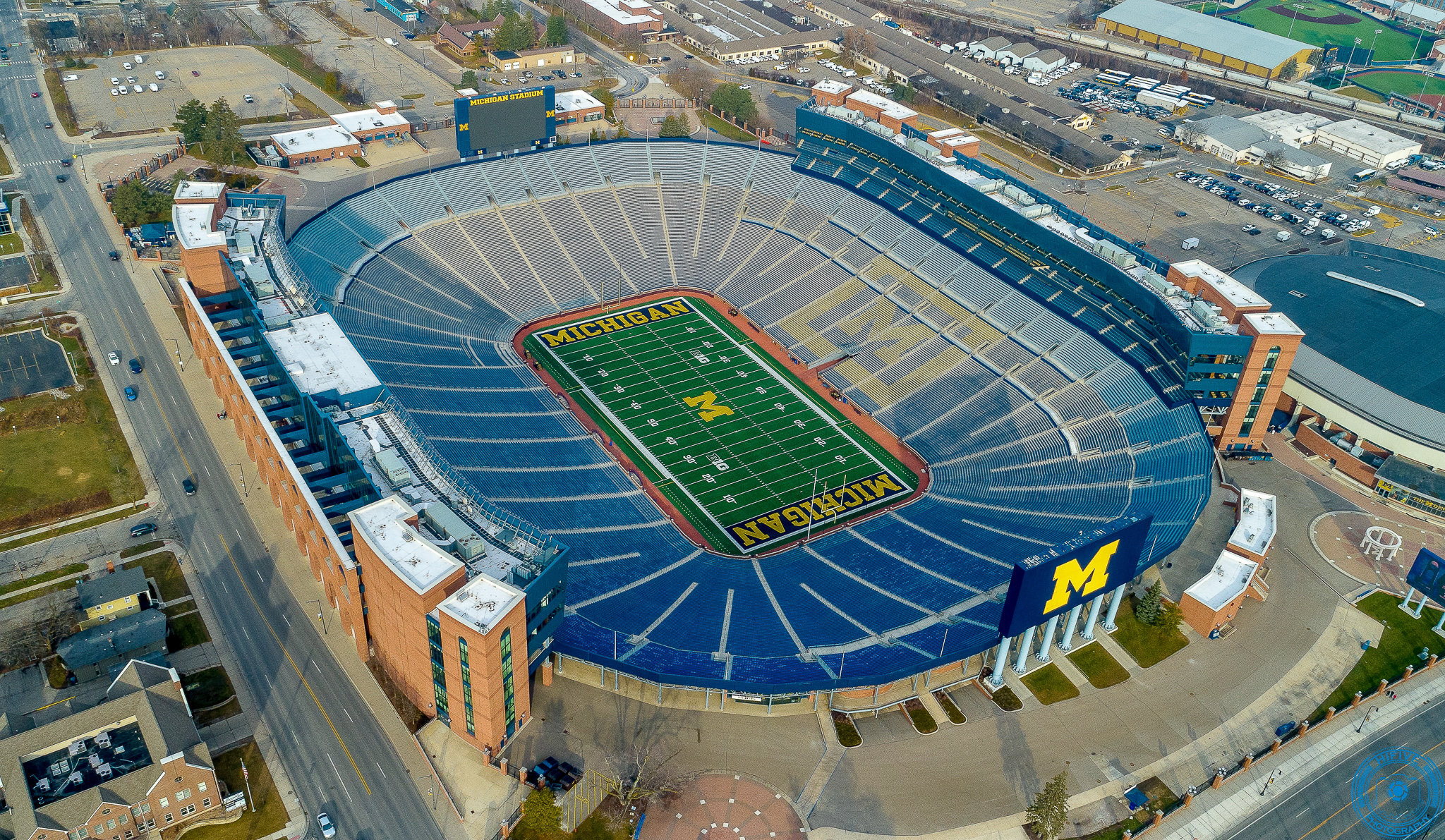 The Big House & Ann Arbor Art University of Michigan Stadium michigan