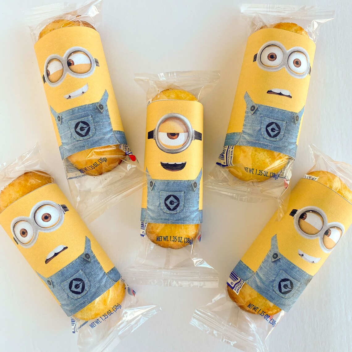 Minions Twinkie Wrappers DIGITAL Printables Despicable - Etsy