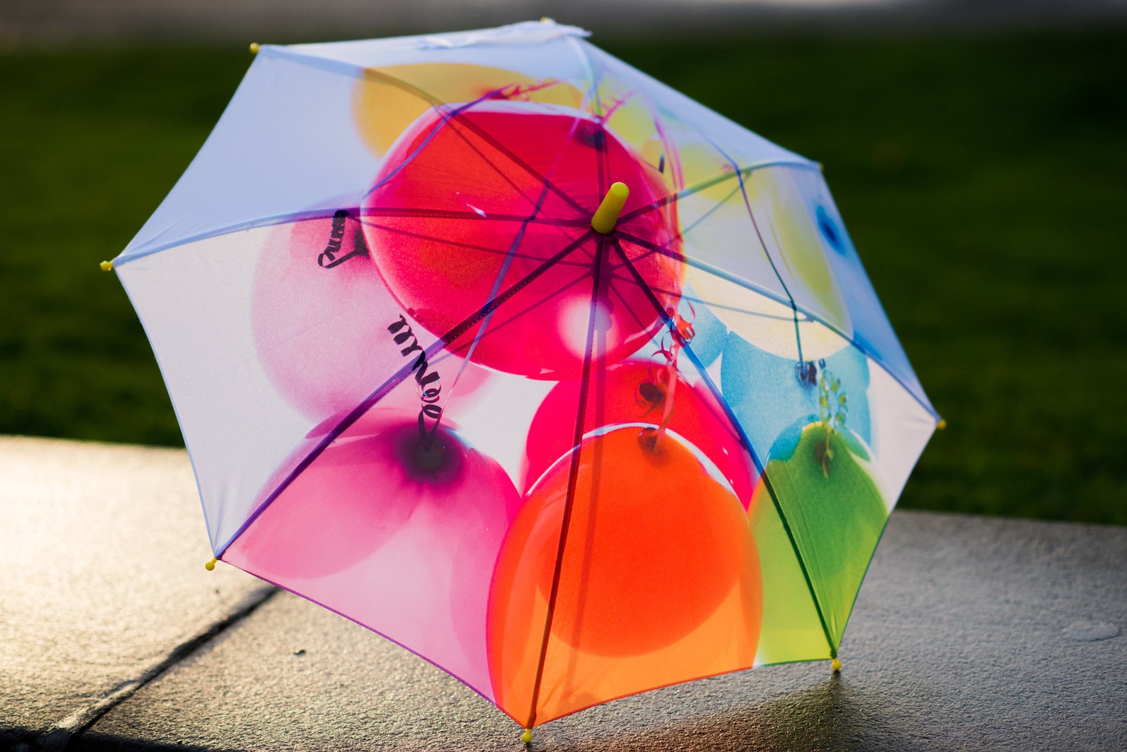 Kids Balloon Umbrella Etsy