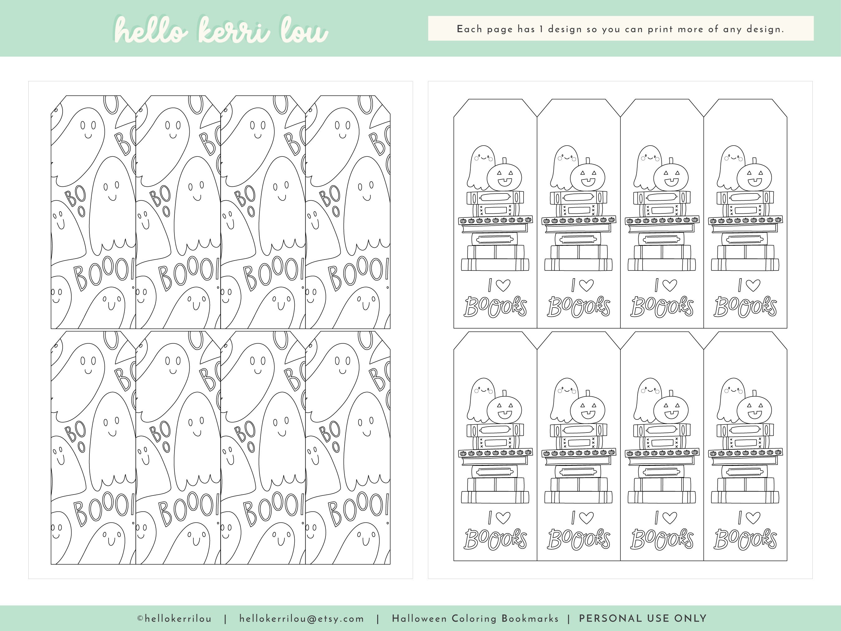 Reading Printable Coloring Bookmarks for Adults &amp; Kids, Library Gifts ...