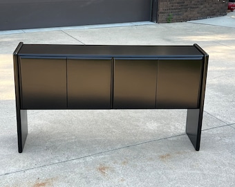Mid Century Modern Milo Baughman For Thayer Coggin Black Lacquered Sideboard