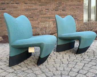 Pair of Lounge chairs designed by Jane Dillon & Peter Wheeler For Kron Design