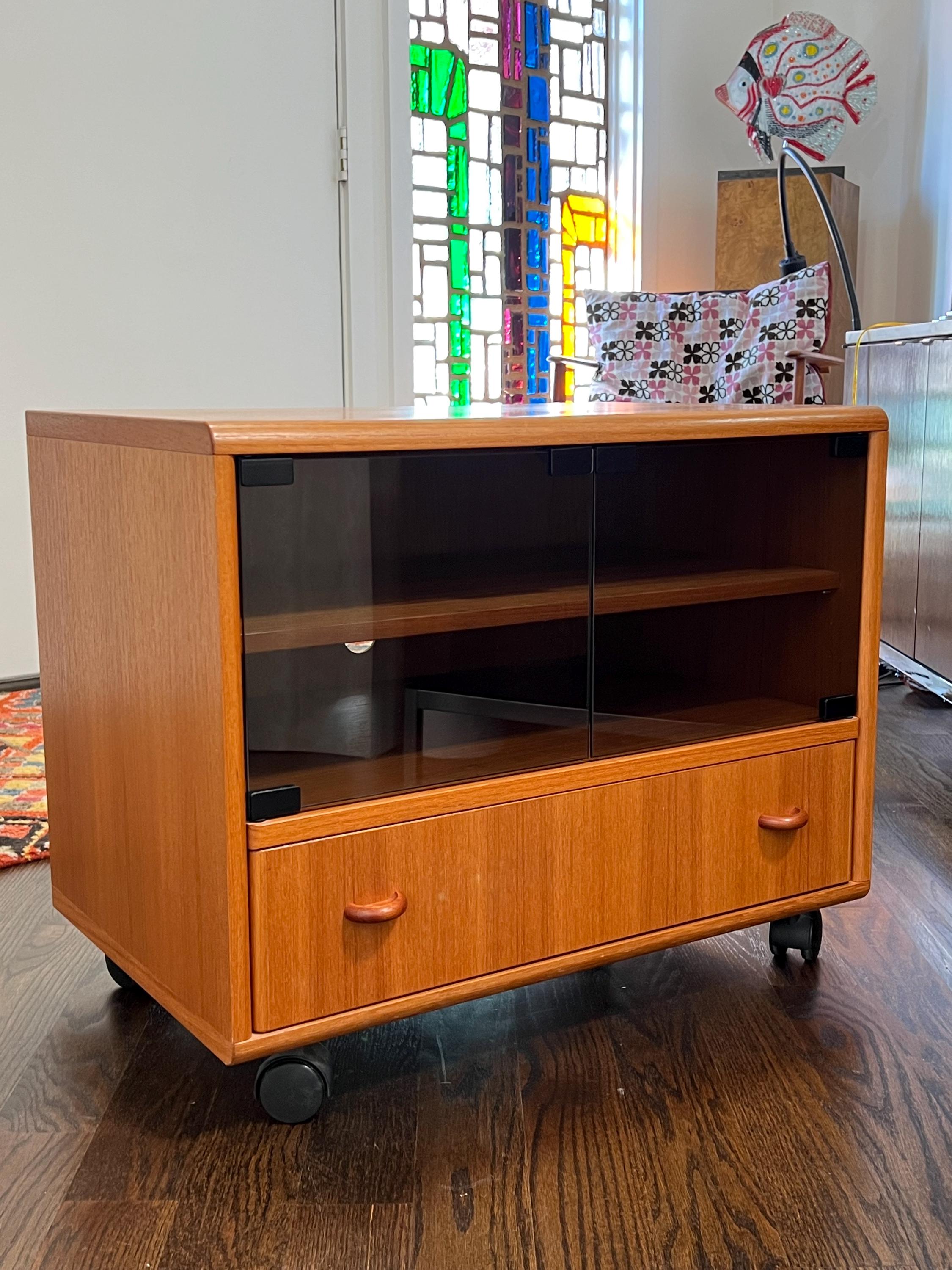Mid Century Teak Tv Stand by Jasper Made in Denmark - Etsy