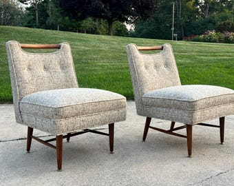 Pair of Mid Century Modern Harvey Probber Chairs