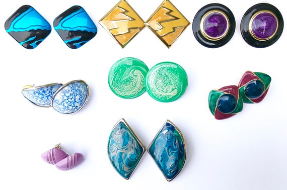 Vintage earrings, vintage earrings set, vintage ea