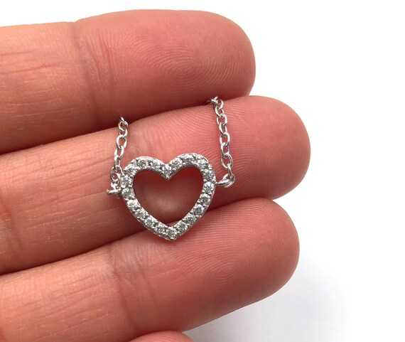 Heart bracelet silver, sterling silver hear brace… - image 2