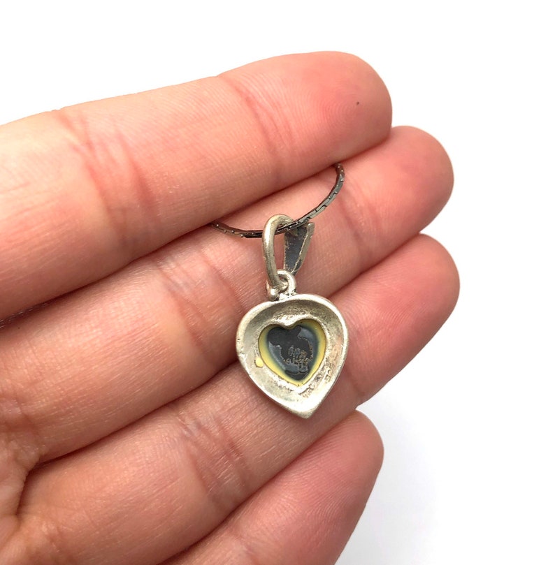 onyx heart necklace