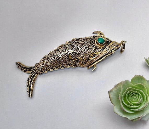 アンティーク ANTIQUE フィリグリー 純銀 フィッシュ 「魚」 ペンダント アンティーク ANTIQUE フィリグリー 純銀 フィッシュ 「魚
