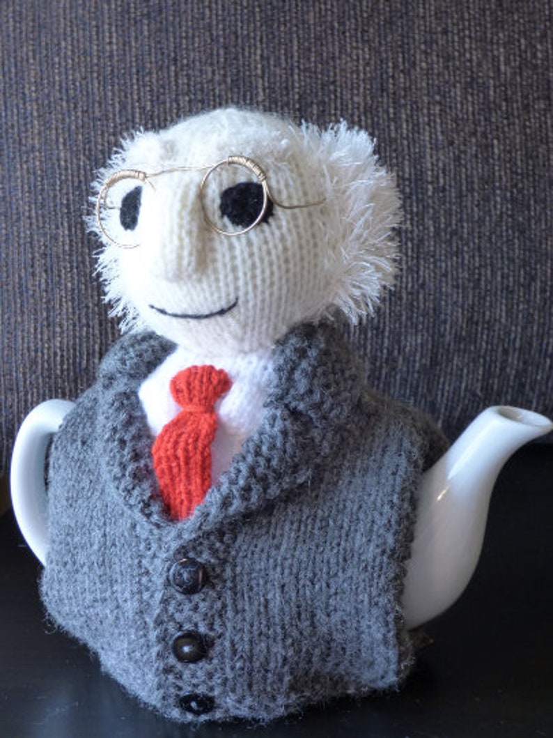 Michael D Higgins teapot cosy/ Knitted teapot cosy/ Michael Etsy