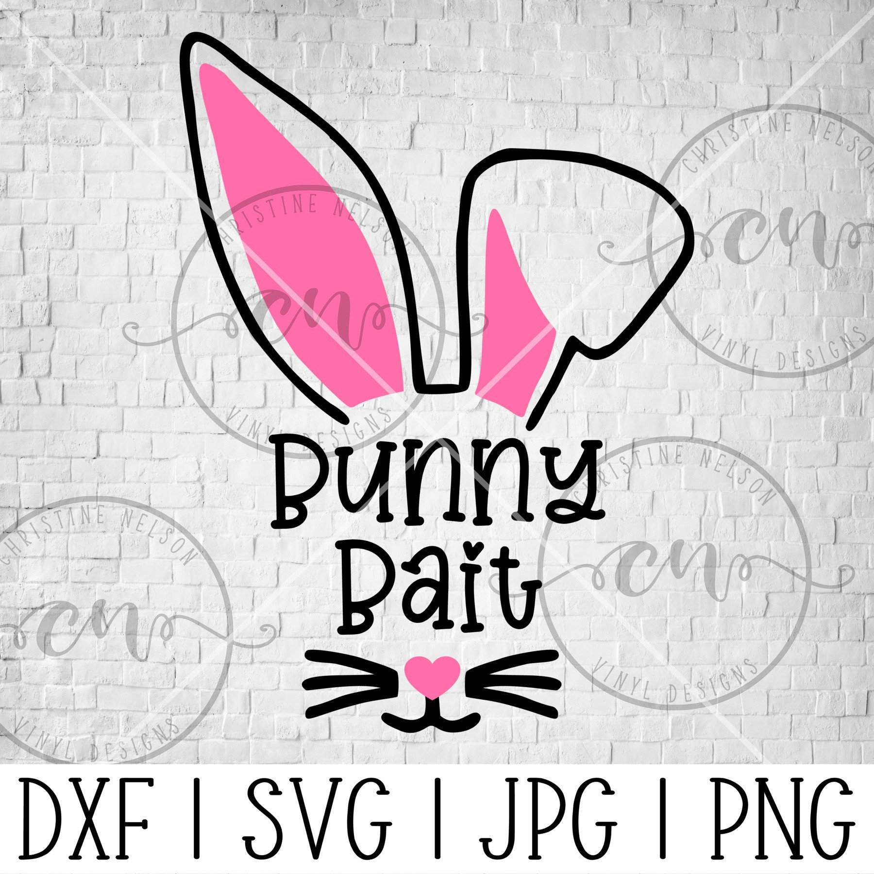 Bunny Bait Dxf Svg Jpg Png Cutting File Easter SVG Easter | Etsy