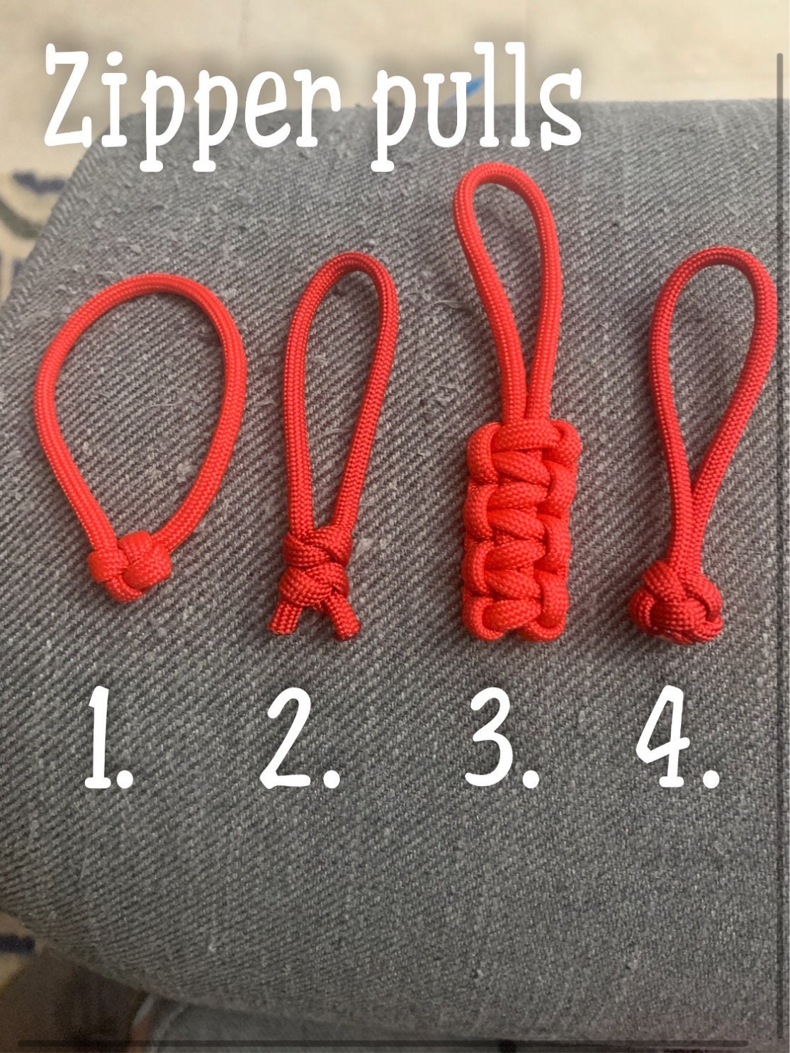 Unique Bargains Zipper Pulls Extension Handle Cord Finger Use U-Shape Tab Tag Extender - Orange