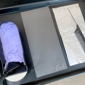 Personalized Balayage Board | Custom Highlight Board | Frosted Acrylic Foiling Board