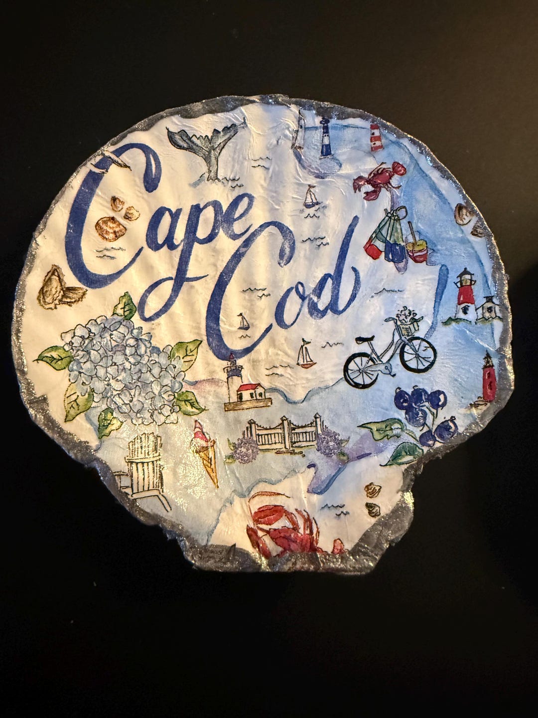 Scallop Cape Cod Shell Ring Dish - Etsy