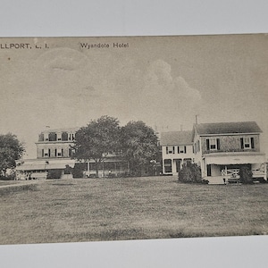 Vintage Photo PCK Series Postcard Wyandote Hotel Bellport, Long Island 1910