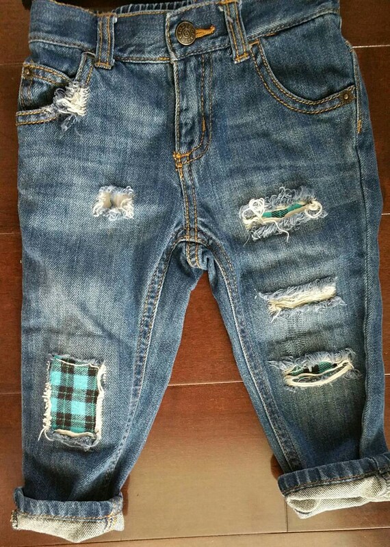 infant boy ripped jeans