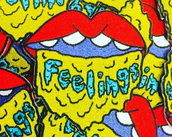 Feelings Iron On Patch by The Peach Moon Mouth