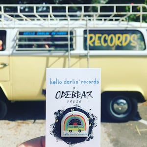 Hello Darlin' Records Logo Enamel Pin