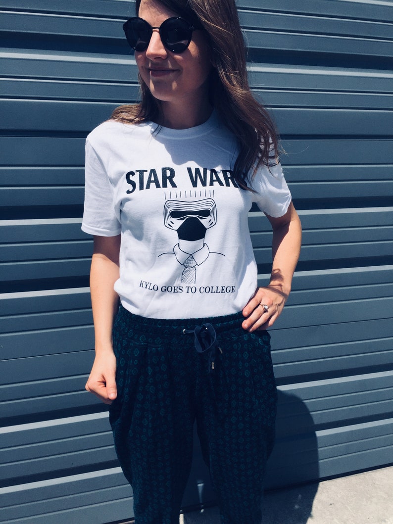 Kylo Ren Goes To College Star Wars x Descendents Mash Up T-shirt image 1