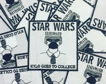 Kylo Goes To College Iron Patch Star Wars Descendents Punk