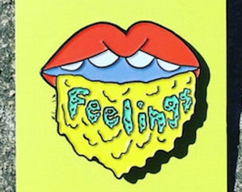 Feelings Enamel Pin Lapel Hat Pin