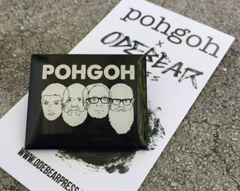 Pohgoh x Odebear Press Enamel Pin