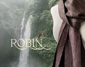 Scarf - ROBIN | Handwoven Handmade scarf Gifts for Her, Gifts for  Him Gift Ideas