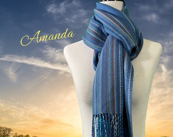 AMANDA | Scarf Handwoven Handmade Best Gifts for Her Gifts for Him