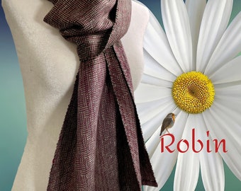 Scarf - ROBIN | Handwoven Handmade scarf Gifts for Her, Gifts for  Him Gift Ideas