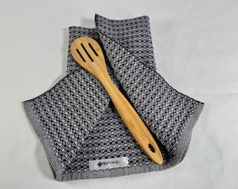 Handwoven Cotton Towel — Deep Purple | Reversible Kitchen and Hand Towel
