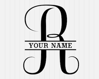 Download H Split Monogram SVG Split letter H Svg Divided Initial | Etsy