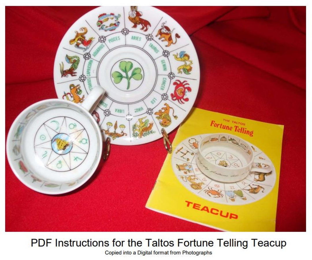 PDF Download of the Taltos Fortune Telling Teacup, Guide, Instructions