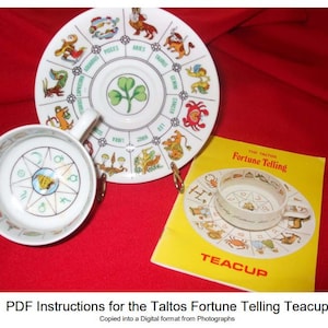 Téléchargement PDF de la tasse de diseuse de bonne aventure Taltos, Guide, Instructions, Diseuse de bonne aventure, Lecture de feuilles de thé, Astrologie, Symboles, Avenir, Jeu