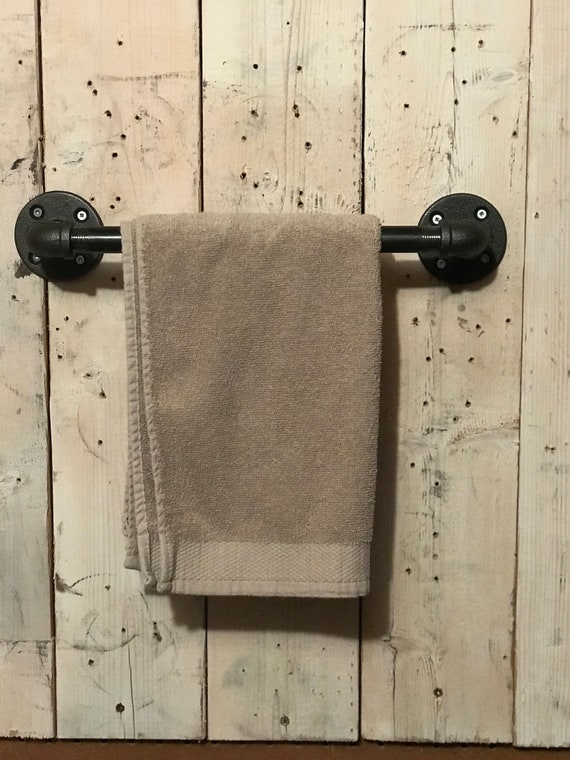Towel rack 6 sizes available Pipe towel rack pipe towel Etsy