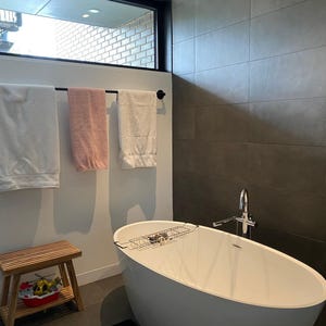 towel rack - curtain rod - Pipe towel rack - pipe towel holder - towel bar