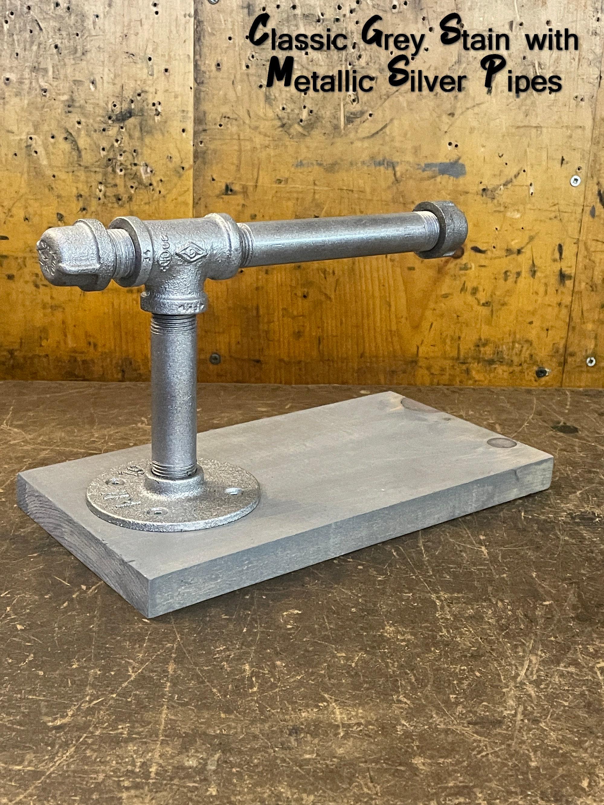 Industrial Countertop Toilet Paper Holder: Rustic Bathroom Decor - Etsy