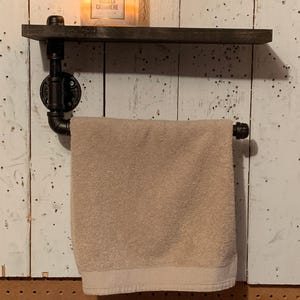 Industrial design towel holder