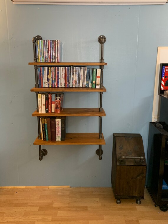 Wall Mount Dvd Rack Book Rack Wall Rack for Dvd Book Case - Etsy