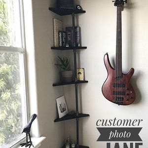 industrial style 5 shelf corner shelf - corner shelf - Home Decor - corner shelfs