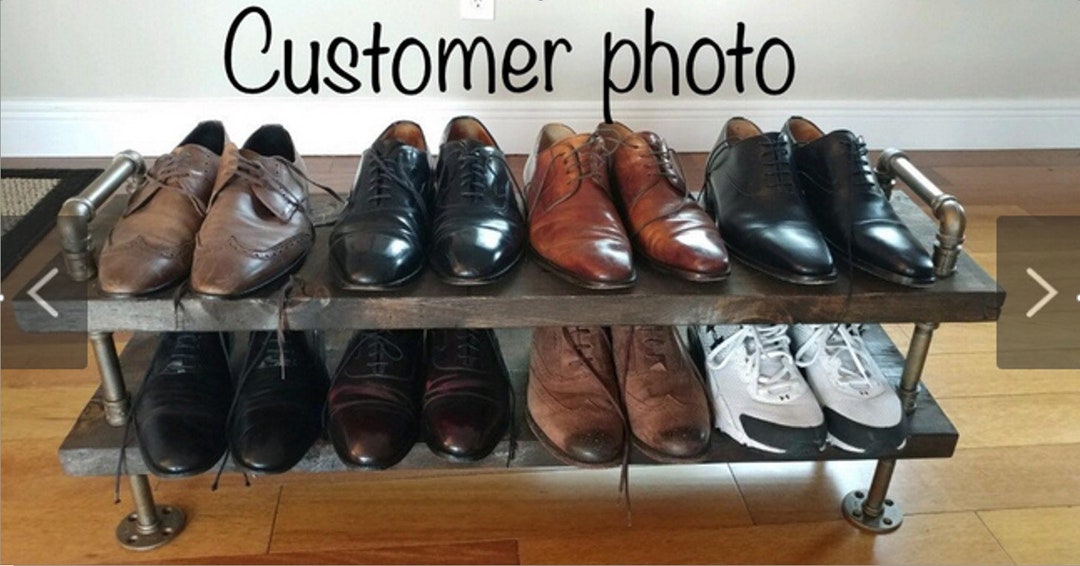 Steam Punk Rear Back Rack Steampunk Style 2 Shelf Thick Shoe Rack With Handles - Etsy
