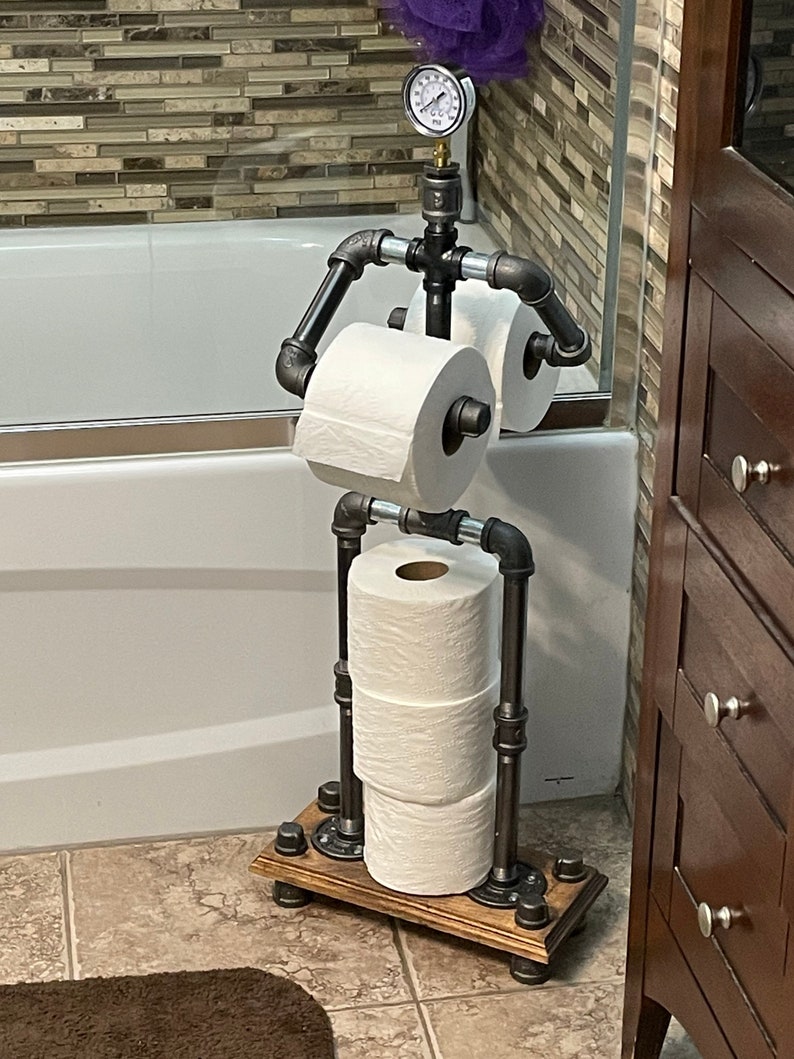 Robbie the Toilet Paper Stand Butler Toilet Paper Stand Etsy Canada