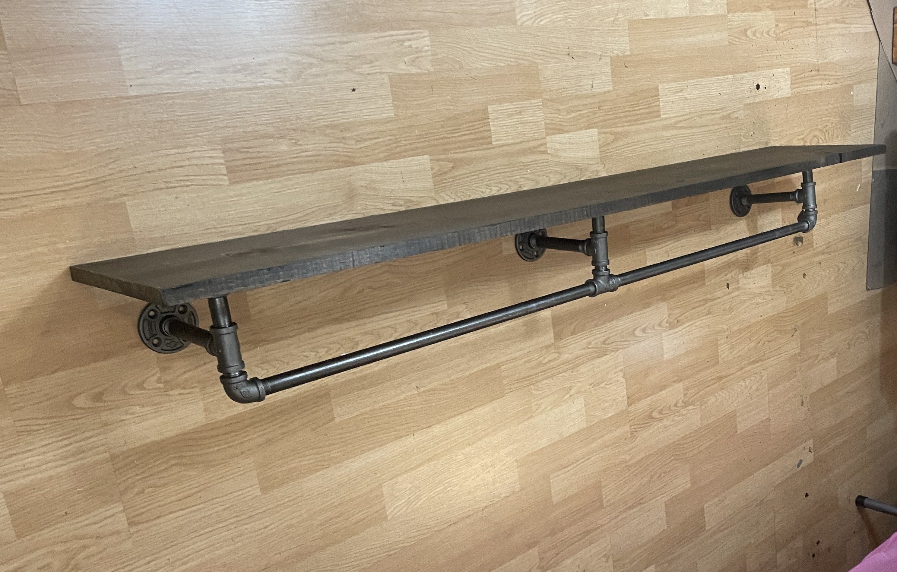 Custom Clothing Rack Clothing Rack Wall Mount Clothing | Etsy