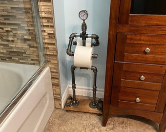 Robbie the toilet paper stand butler - toilet paper stand - toilet roll butler