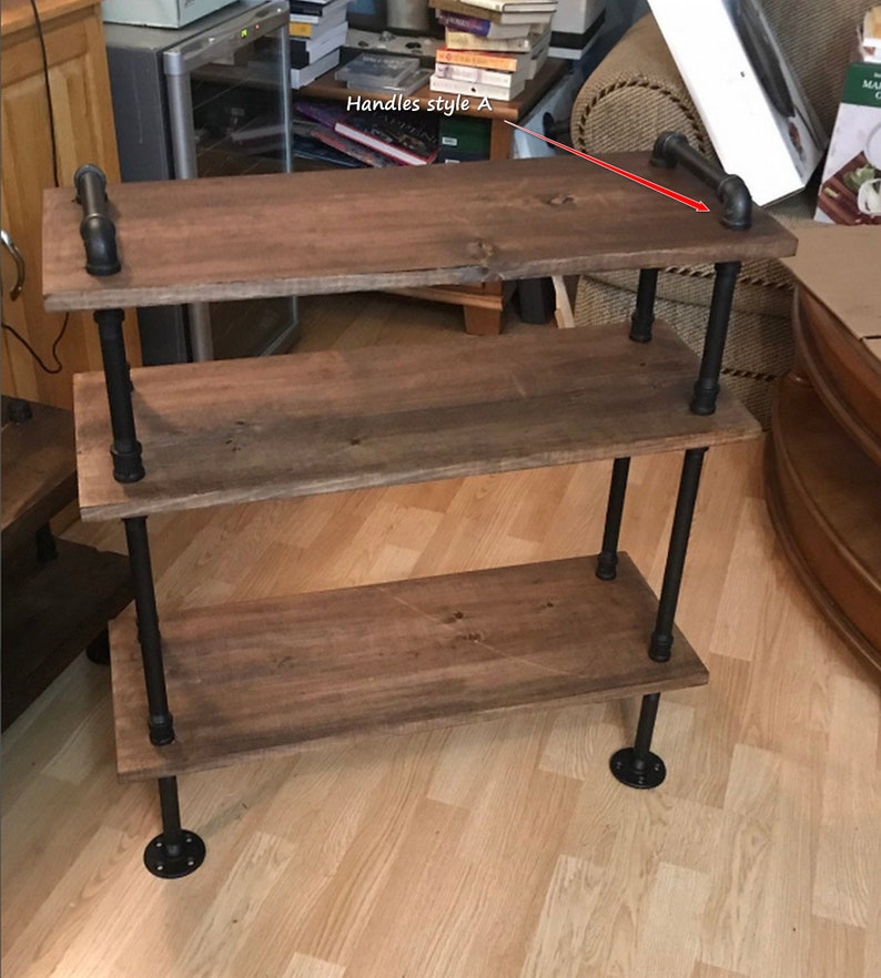 3 Tier Shoe Rack Retro Style Shoe Rack Steampunk Shoerack Etsy