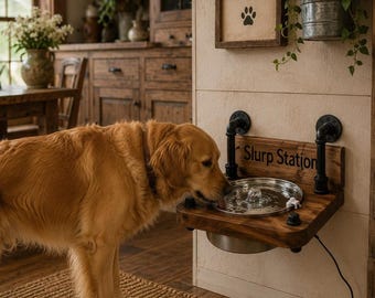 Circulating floating water Dog/Cat bowl -Wired or Wireless options available-
