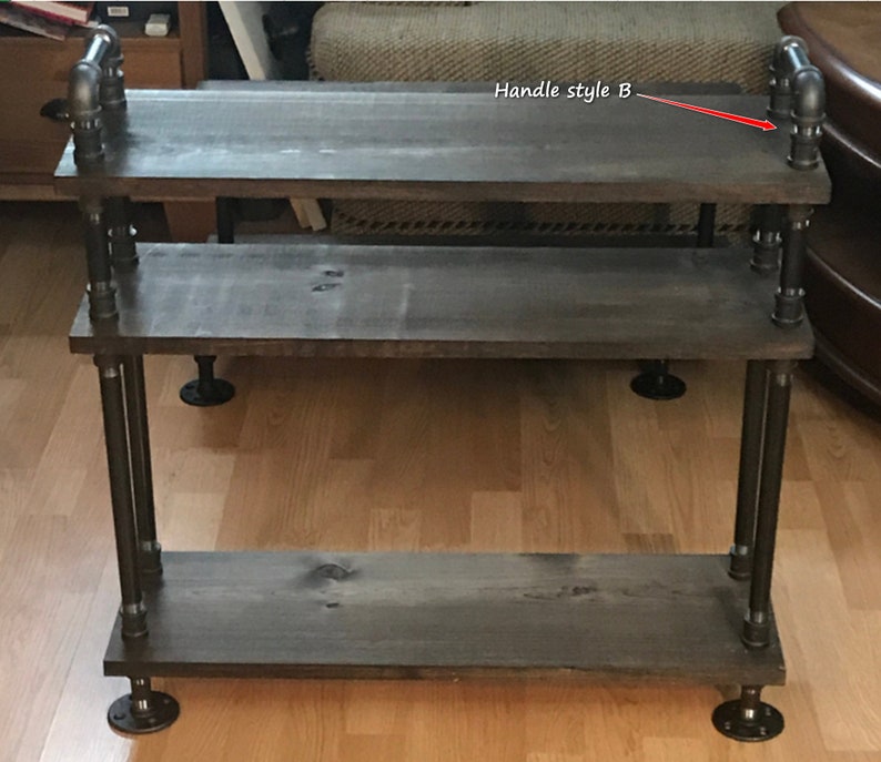 3 Tier Shoe Rack Retro Style Shoe Rack Steampunk Shoerack Etsy