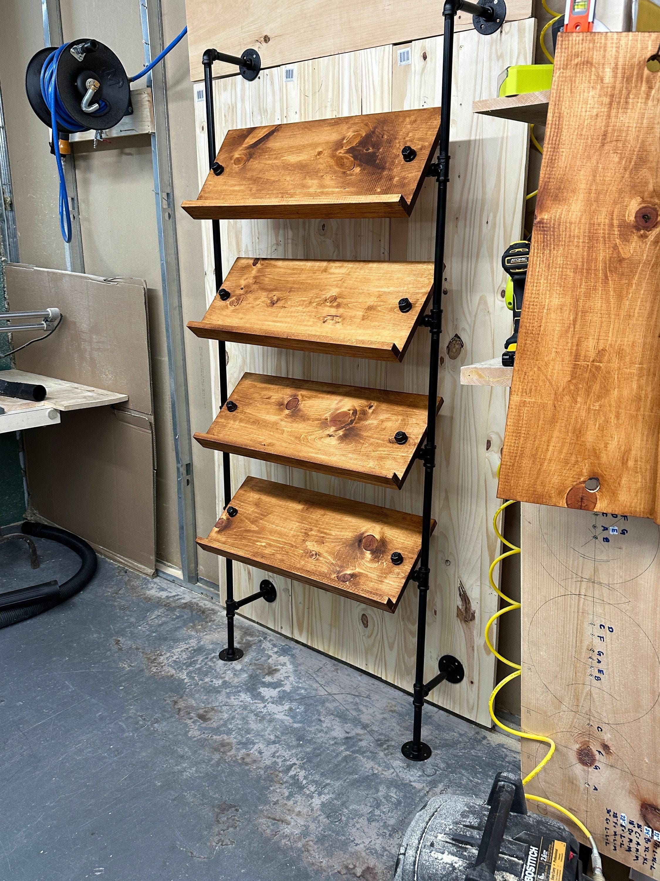 Wall Mount Shoe Rack Slanted UK